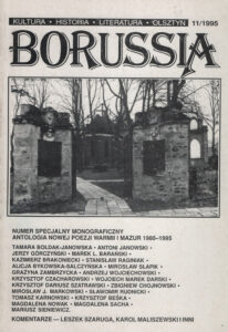 Okładka czasopisma „Borussia” — numer 11 (1995)