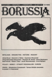 Okładka czasopisma „Borussia” — numer 13 (1996)