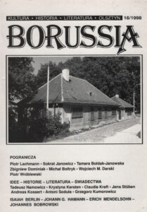 Okładka czasopisma „Borussia” — numer 16 (1998)