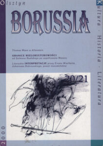 Okładka czasopisma „Borussia” — numer 20/21 (2000)