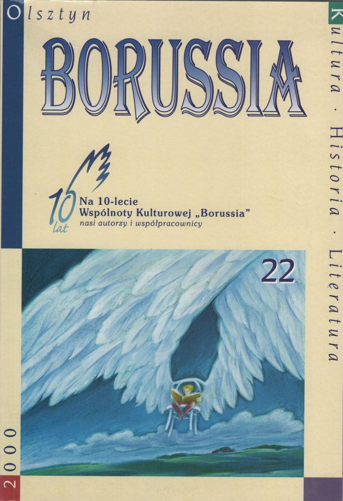 Okładka czasopisma „Borussia” — numer 22 (2000)