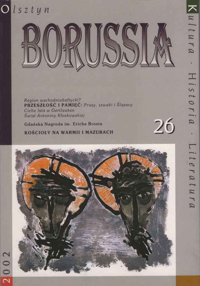 Okładka czasopisma „Borussia” — numer 26 (2001/2002)