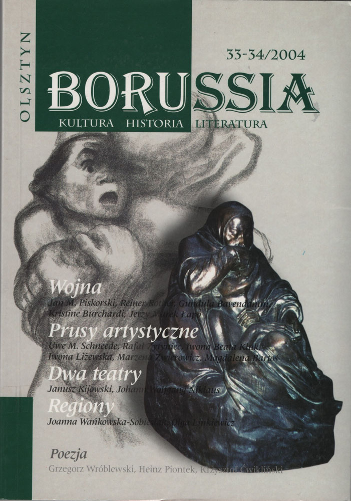 Okładka czasopisma „Borussia” — numer 33-34 (2004)