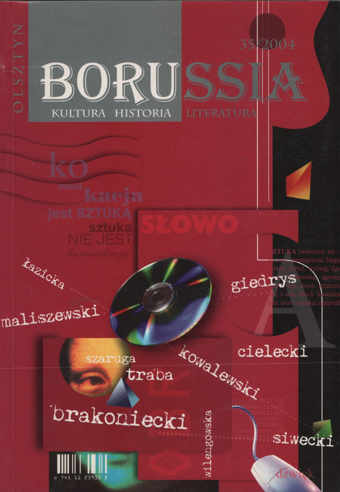Okładka czasopisma „Borussia” — numer 35 (2004)