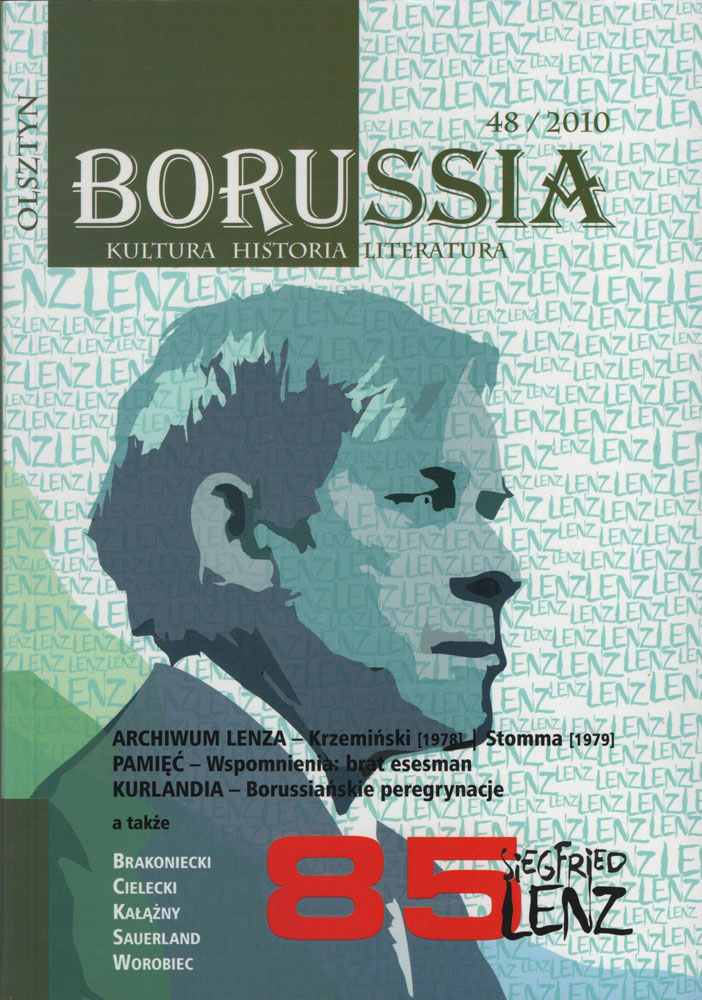 Okładka czasopisma „Borussia” — numer 48 (2010)