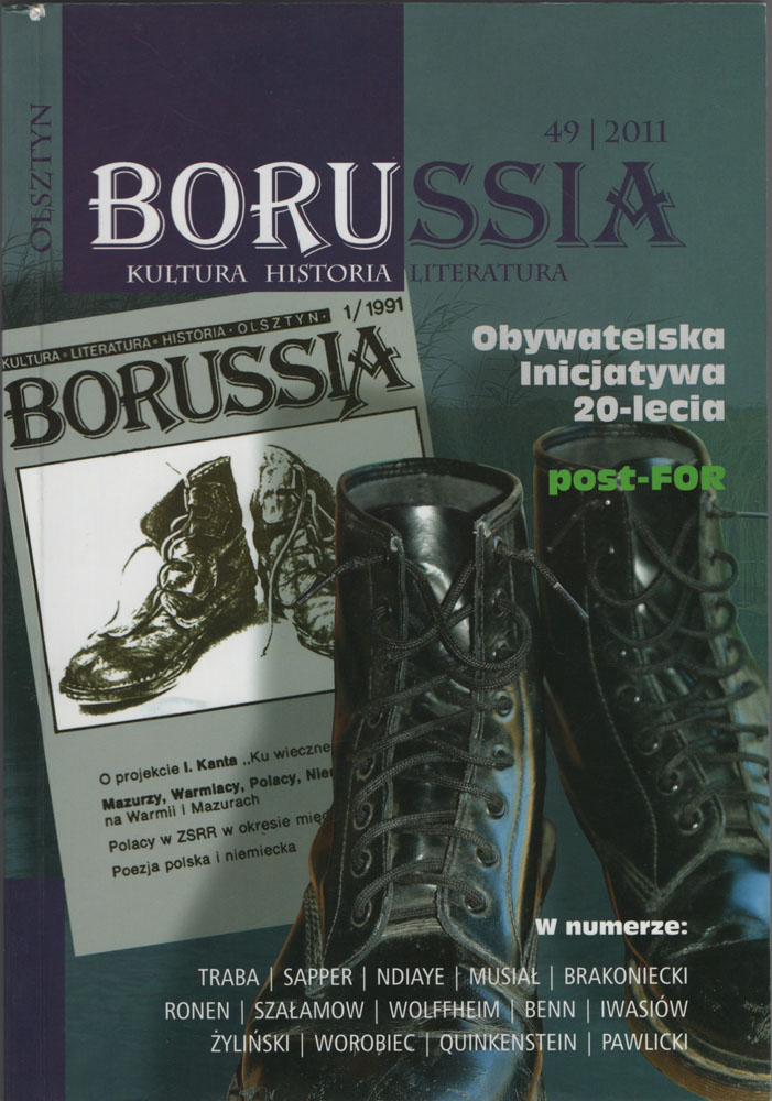 Okładka czasopisma „Borussia” — numer 49 (2011)