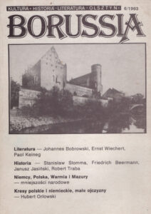 Okładka czasopisma „Borussia” — numer 6 (1993)
