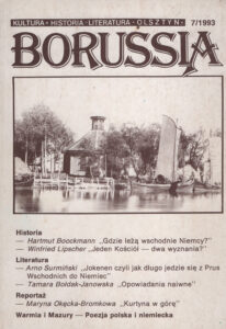 Okładka czasopisma „Borussia” — numer 7 (1993)